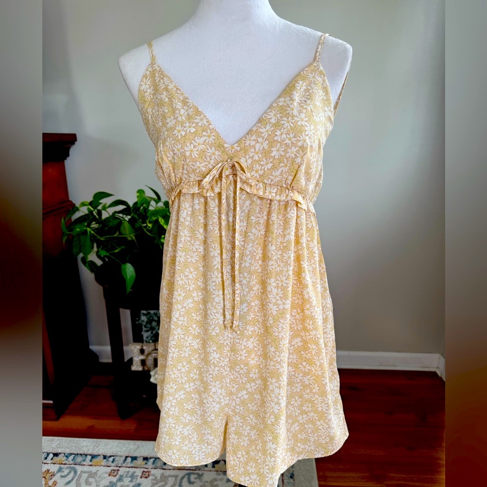Papermoon Floral Cami-Romper Dress